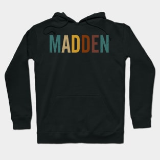 Graphic Madden Lovely Name Flowers Retro Vintage Styles Hoodie